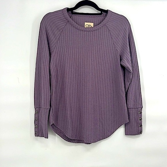Chaser dusty purple thermal too long sleeve size small - Picture 1 of 8